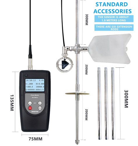 Portable flow meter FM-100V10